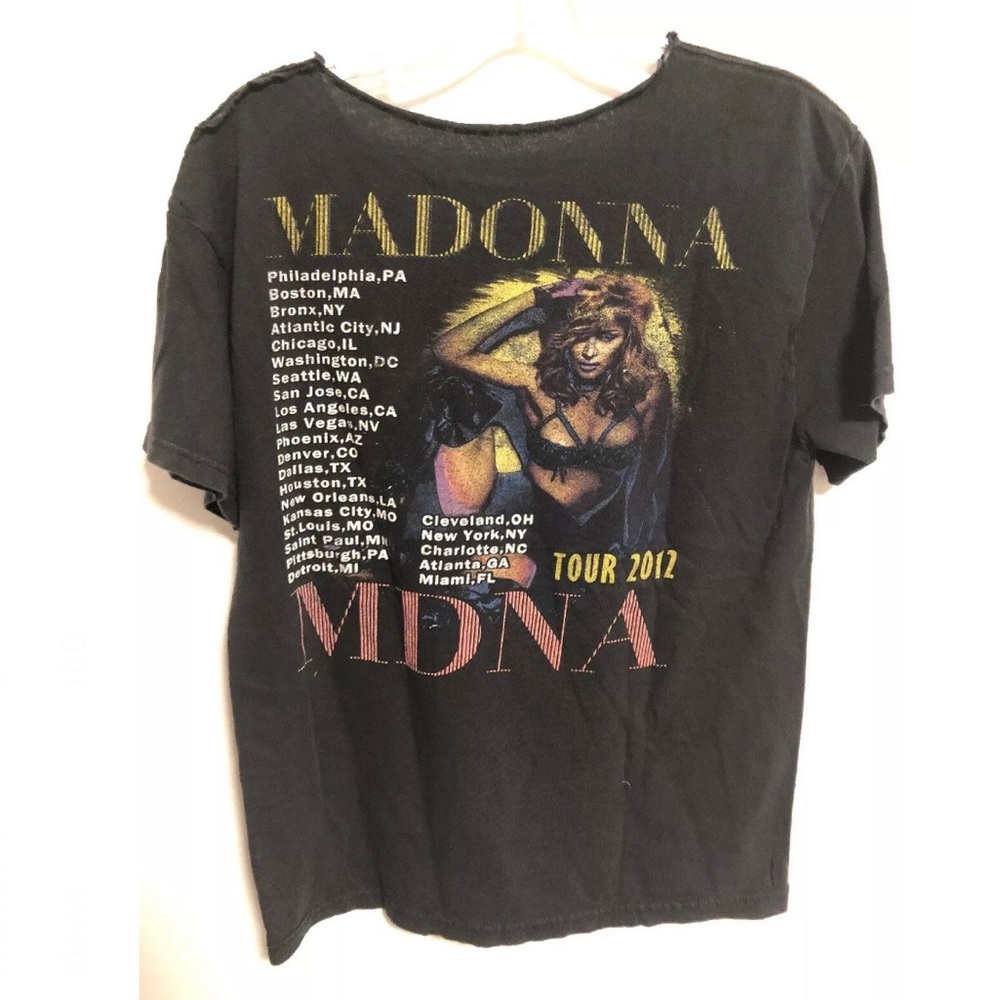 Madonna The MDNA Tour 2012 Oversized Tee T-Shirt - Picture 6 of 10